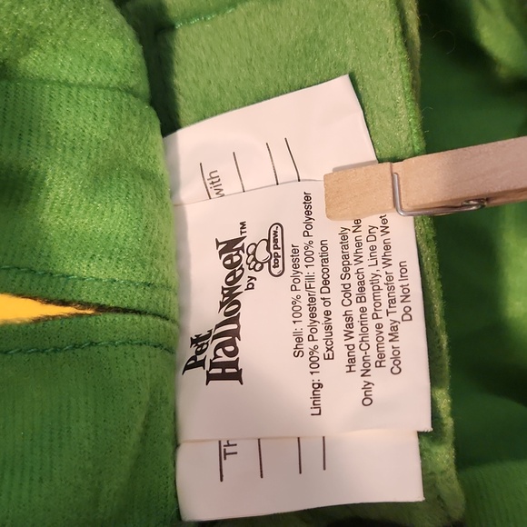 NWT- Pet Halloween Frog Costume Sz Small - Picture 4 of 4